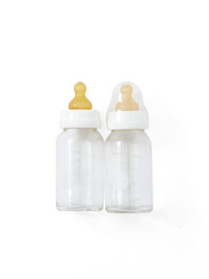 MAM Biberon verre : Un biberon tres design, un verre de haute qualité -  Tétine ultra-douce brevetée, reconnue instinctivement par bébé - Verre  premium, résiste a la chaleur - Col large pour