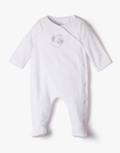 Pyjama naissance blanc
