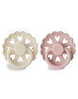 Lot de 2 tétines Fairytale silicone cream/blush FAIRY SI CRE/BL / 23PRR1033SUC999