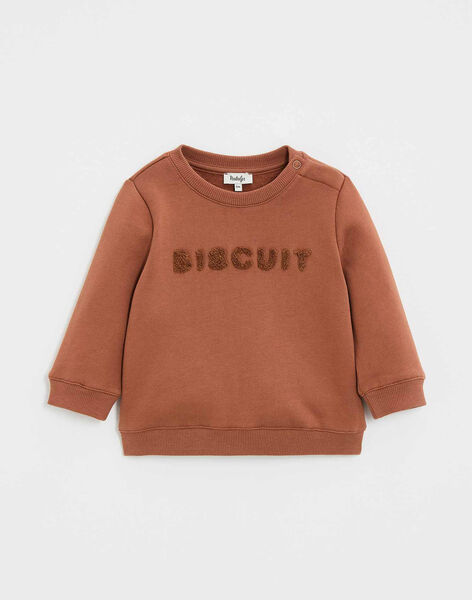 Sweat en molleton "biscuit" brique ITITOU 24 / 24IU2012N13403