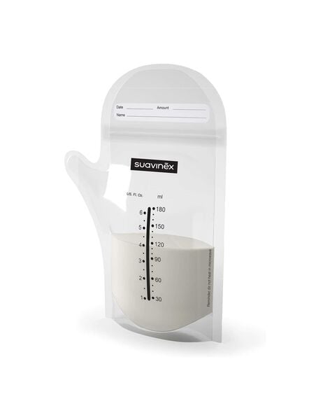 Navaris Sac lait maternel - Lot 50x sachet de conservation 250 ml  pré-stérilisé sans BPA sans BPS pour lait maternel - Poche allaitement bébé