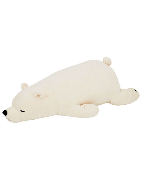 Peluche ours blanc Titours 75 cm