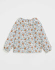 Blouse enfant imprimé fleurs ISAORA 23-K / 24I129111NM5218