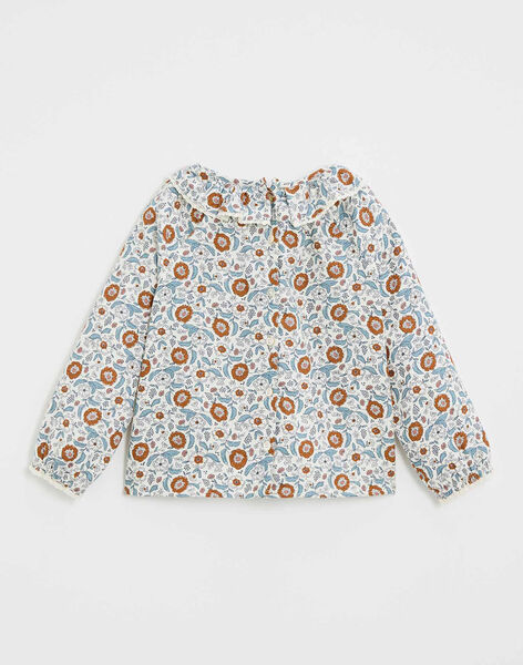 Blouse enfant imprimé fleurs ISAORA 23-K / 24I129111NM5218