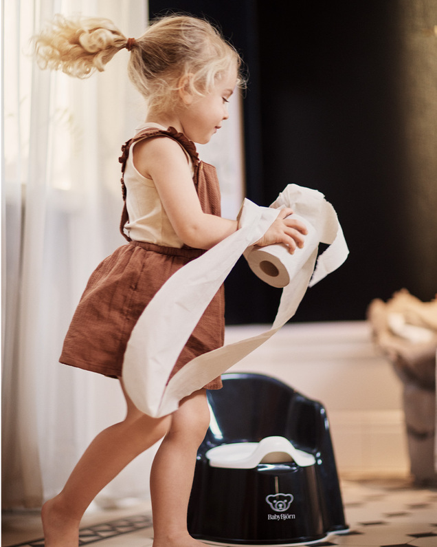 Pot fauteuil Coloris noir/blanc Babybjörn