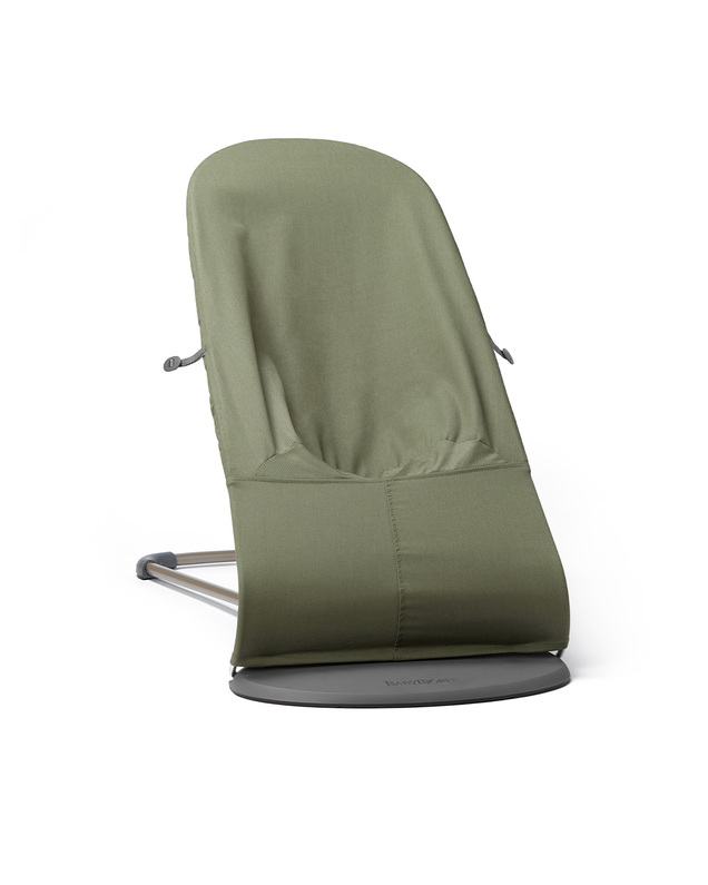 Transat Bliss tissé matelassage pétale Coloris vert foncé Babybjörn
