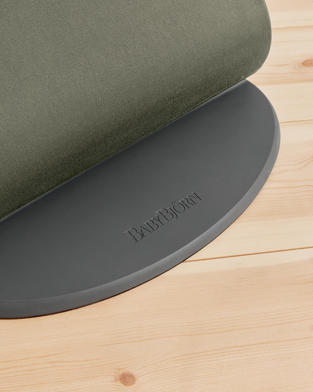 Transat Bliss tissé matelassage pétale Coloris vert foncé Babybjörn