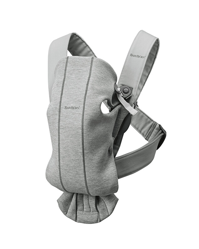 Porte-bébé Mini Jersey 3D Coloris gris clair Babybjörn