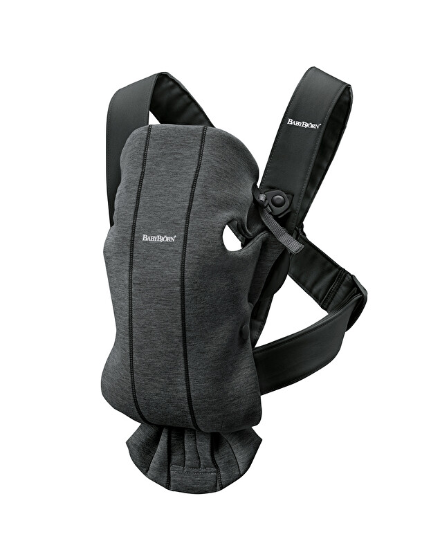 Porte-bébé Mini Jersey 3D Coloris gris charbon Babybjörn