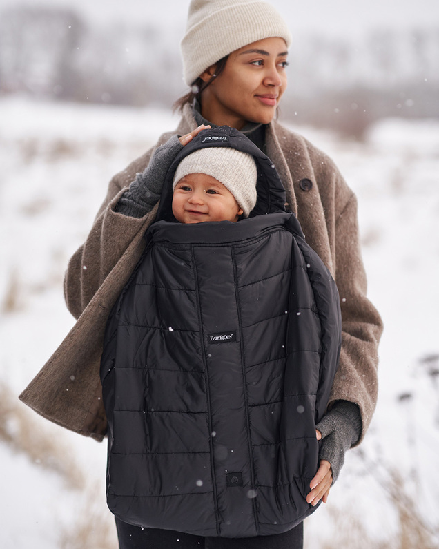 Cape d'hiver pour porte-bébé Coloris noir Babybjörn