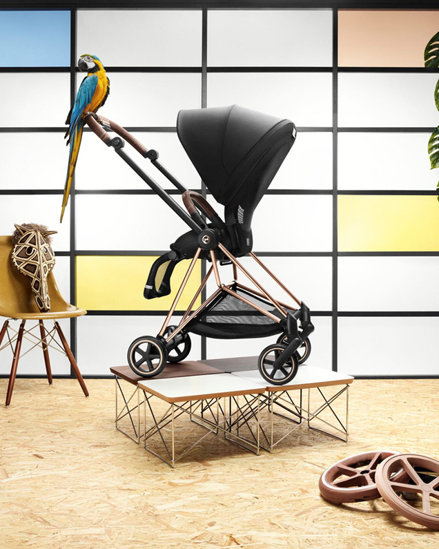 Habillage siège Mios Coloris Mirage Grey Cybex